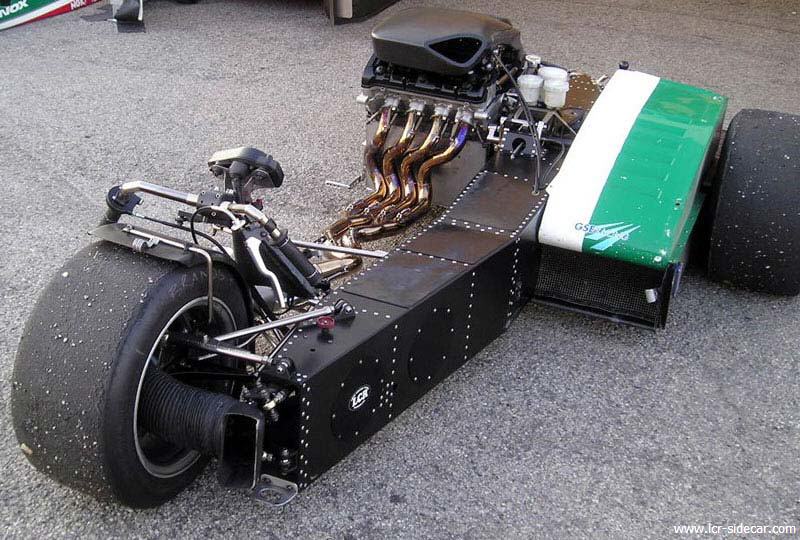 Have a look at the Heath Robinson suspension on an F1 sidecar