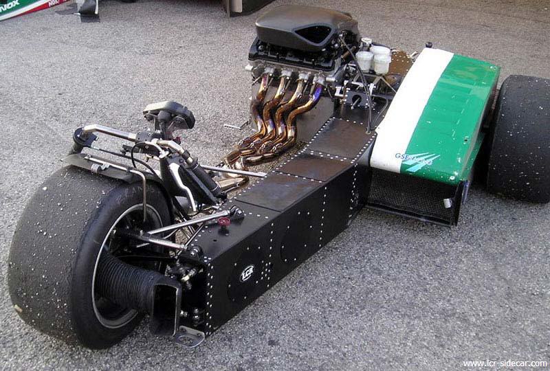 Have a look at the Heath Robinson suspension on an F1 sidecar Have a look at the Heath Robinson suspension on an F1 sidecar